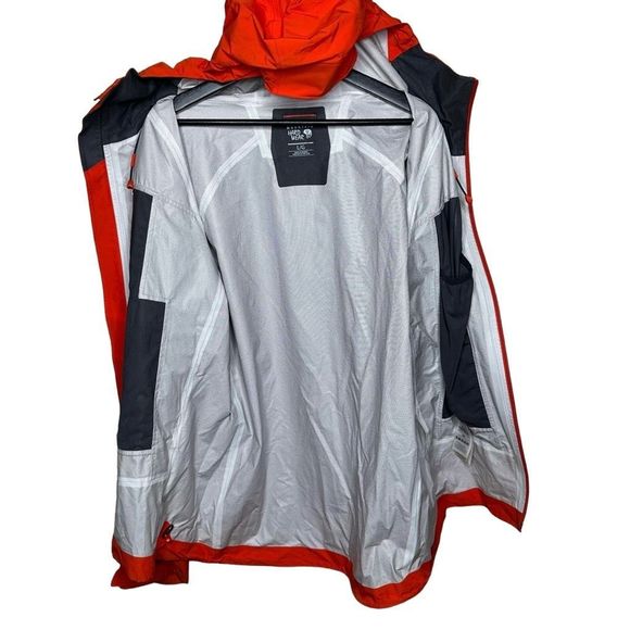 Mountain Hardwear Quasar Lite Rain Jacket Mens Large - Picture 4 of 5